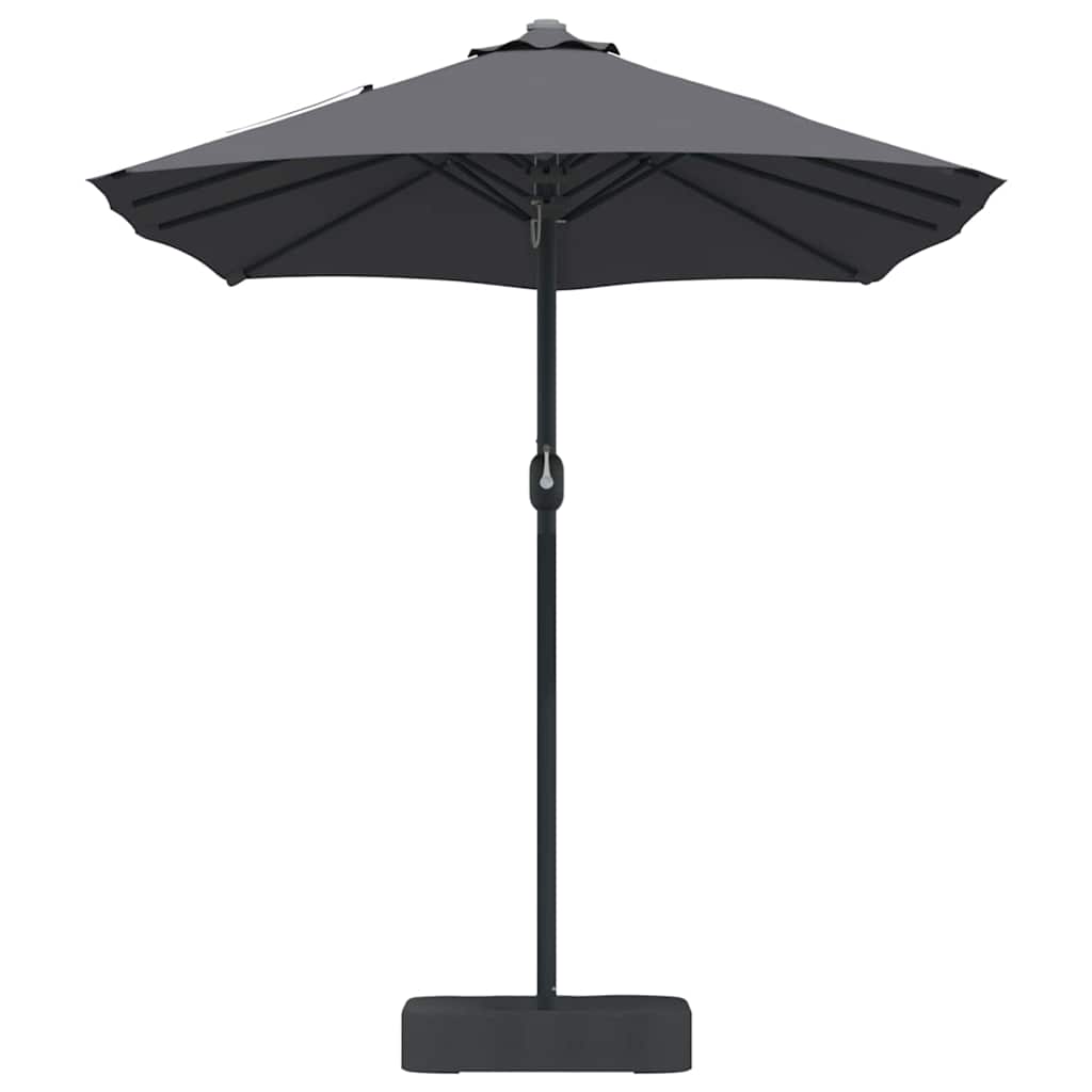 Gartenparasol Anthrazit 385 x 209 x 244 cm Stoff