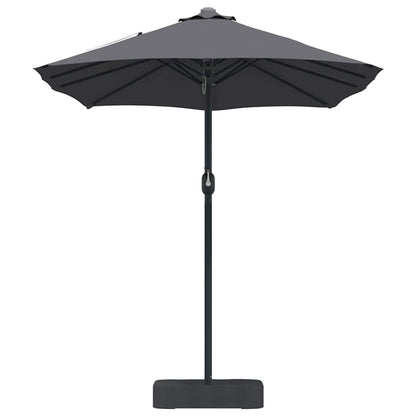 Gartenparasol Anthrazit 385 x 209 x 244 cm Stoff