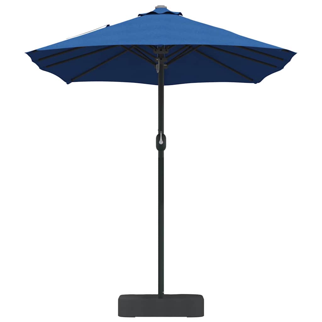 Gartenparasol Blau 385 x 209 x 244 cm Stoff