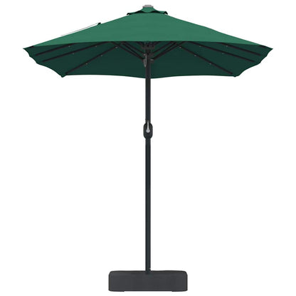 Gartenparasol Grün 385 x 209 x 244 cm Stoff