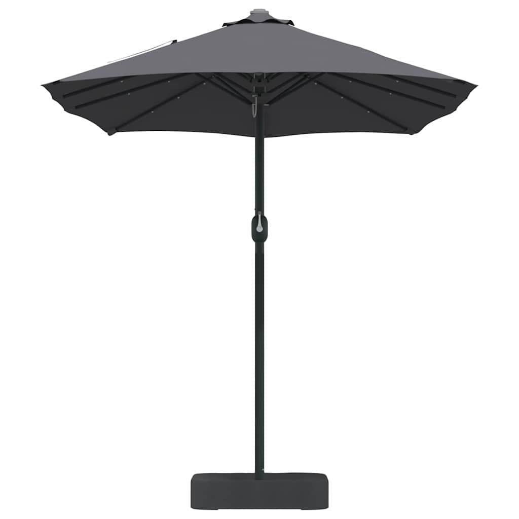 Gartenparasol Anthrazit 385 x 209 x 244 cm Stoff