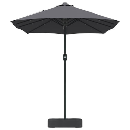 Gartenparasol Anthrazit 385 x 209 x 244 cm Stoff