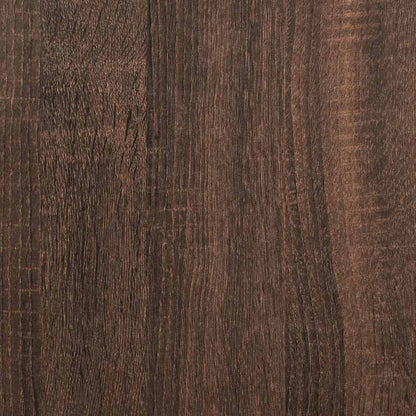 Schuhschrank mit Regal Braun 80 x 35,5 x 180 cm Holzwerkstoff