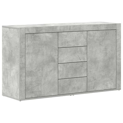 Sideboard Betongrau 120 x 36 x 69 cm Holzwerkstoff
