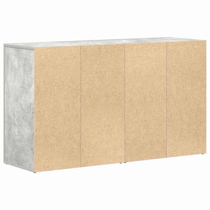 Sideboard Betongrau 120 x 36 x 69 cm Holzwerkstoff