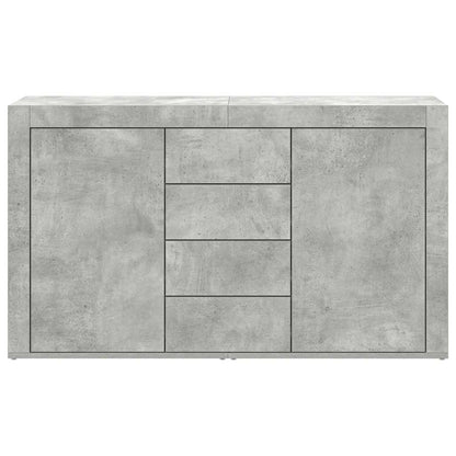 Sideboard Betongrau 120 x 36 x 69 cm Holzwerkstoff