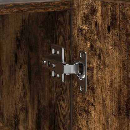 Sideboard Räuchereiche 116 x 30 x 75 cm Holzwerkstoff