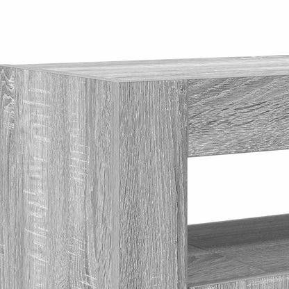 Sideboard Grau Sonoma 116 x 30 x 75 cm Holzwerkstoff