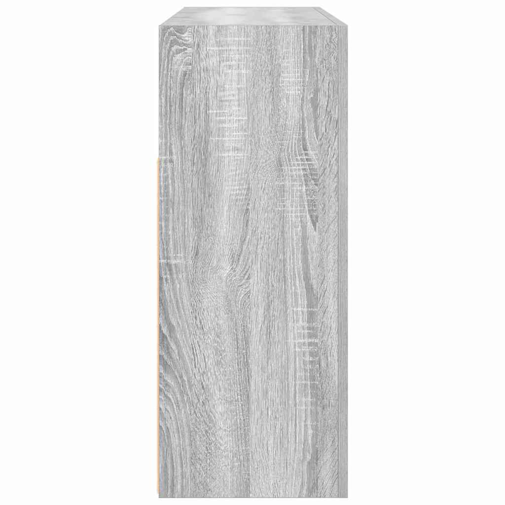 Sideboard Grau Sonoma 116 x 30 x 75 cm Holzwerkstoff