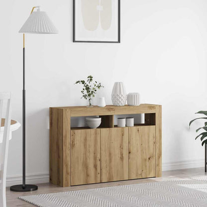 Sideboard Artisan-Eiche 116 x 30 x 75 cm Holzwerkstoff