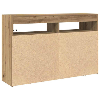 Sideboard Artisan-Eiche 116 x 30 x 75 cm Holzwerkstoff