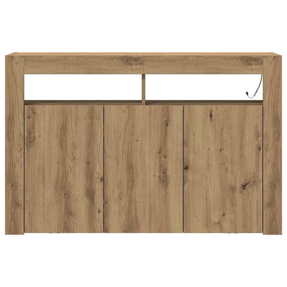 Sideboard Artisan-Eiche 116 x 30 x 75 cm Holzwerkstoff