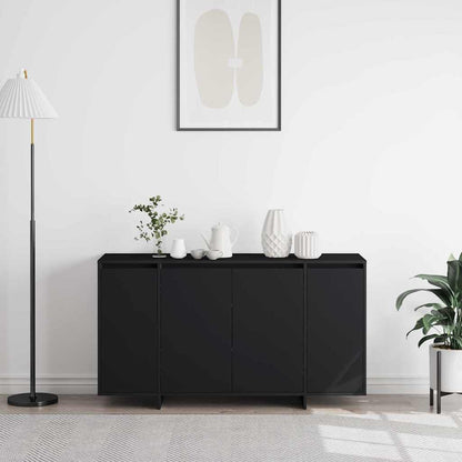 Sideboard Schwarz 135 x 41 x 69 cm Holzwerkstoff