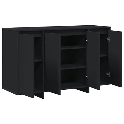 Sideboard Schwarz 120 x 41 x 75 cm Holzwerkstoff