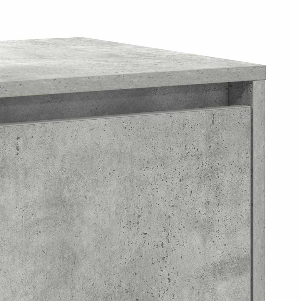 Sideboard Betongrau 120 x 41 x 75 cm Holzwerkstoff