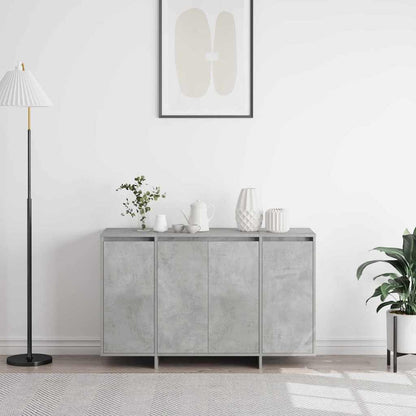 Sideboard Betongrau 120 x 41 x 75 cm Holzwerkstoff