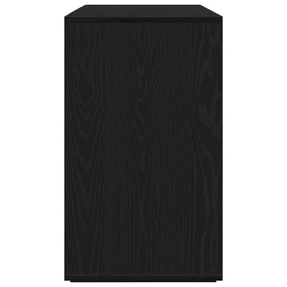 Sideboard Schwarz Eichen-Optik 120 x 41 x 75 cm Holzwerkstoff
