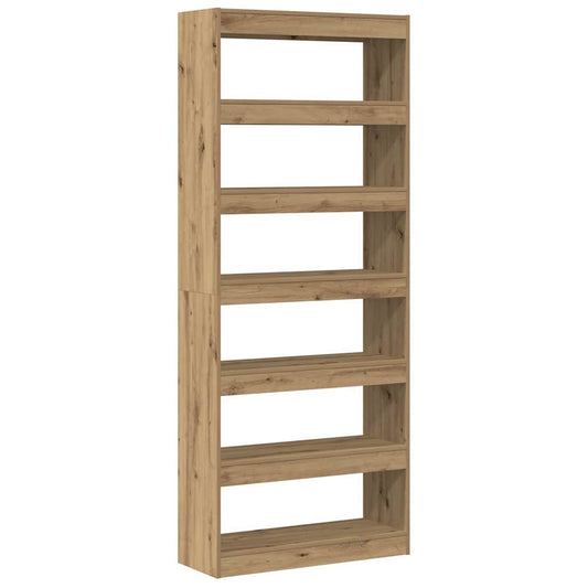 Bücherregal Eiche handwerklich 80 x 30 x 198 cm Holzwerkstoff