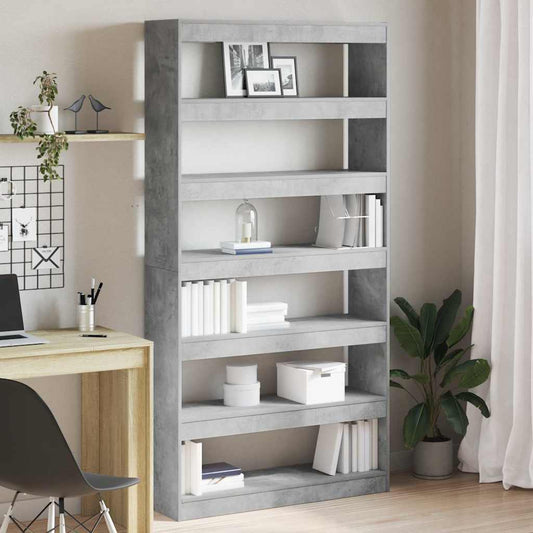 Bücherregal Grau Holzwerkstoff