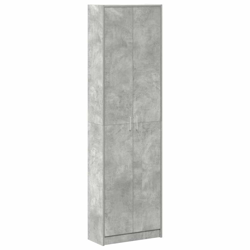 Kleiderschrank Beton Grau 55 x 25 x 189 cm Holzwerkstoff