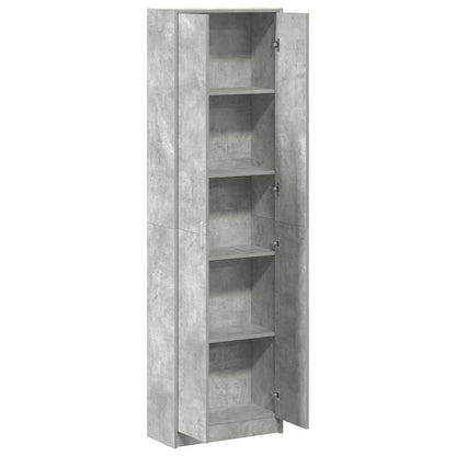 Kleiderschrank Beton Grau 55 x 25 x 189 cm Holzwerkstoff