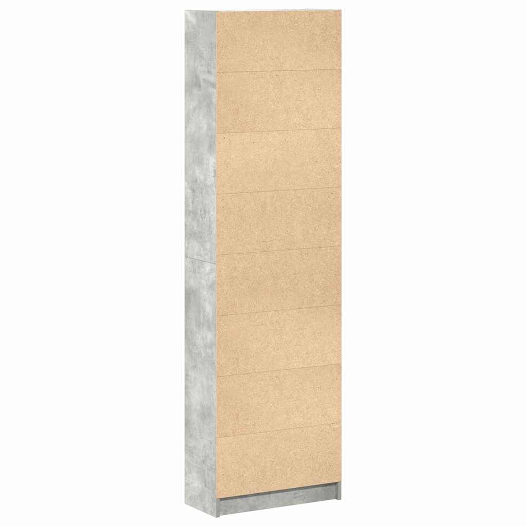 Kleiderschrank Beton Grau 55 x 25 x 189 cm Holzwerkstoff