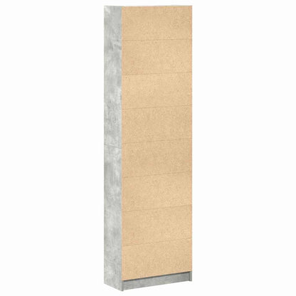 Kleiderschrank Beton Grau 55 x 25 x 189 cm Holzwerkstoff