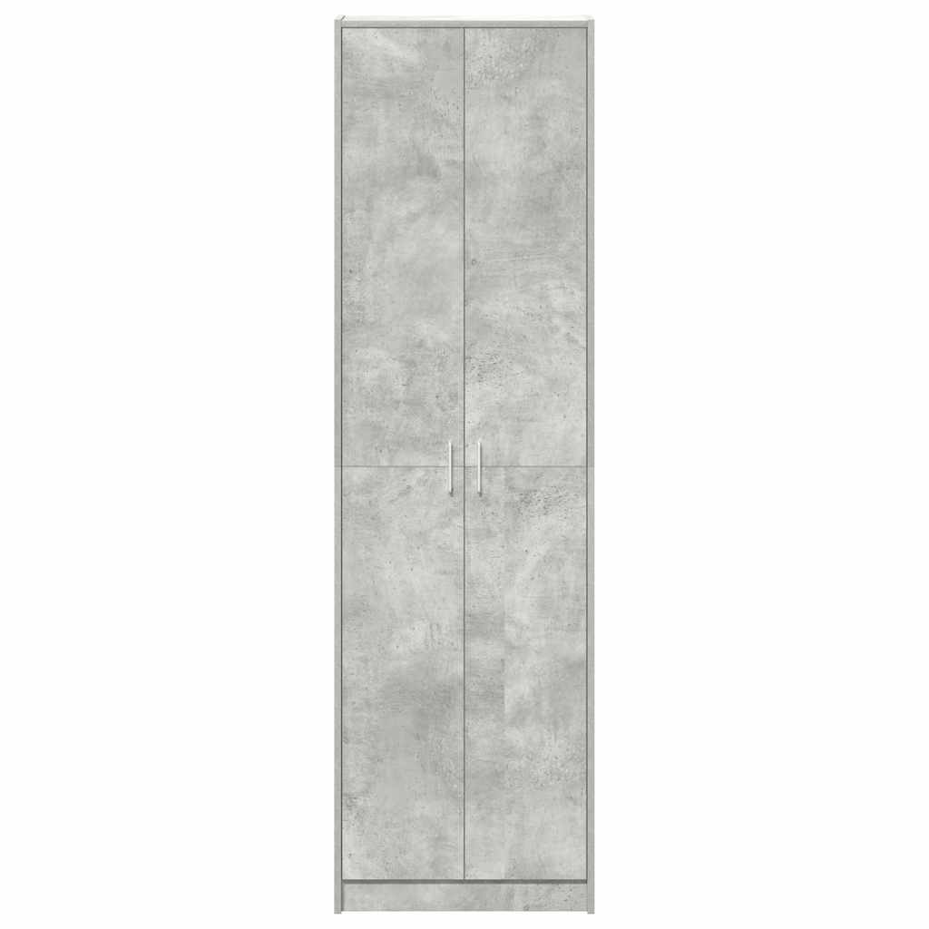 Kleiderschrank Beton Grau 55 x 25 x 189 cm Holzwerkstoff