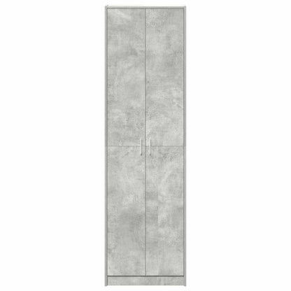 Kleiderschrank Beton Grau 55 x 25 x 189 cm Holzwerkstoff