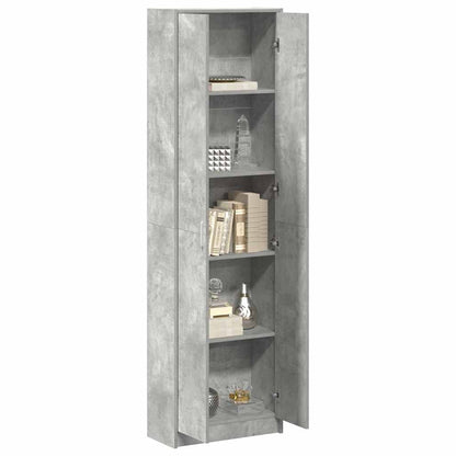 Kleiderschrank Beton Grau 55 x 25 x 189 cm Holzwerkstoff