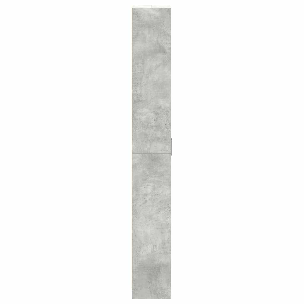 Kleiderschrank Beton Grau 55 x 25 x 189 cm Holzwerkstoff