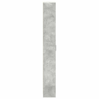 Kleiderschrank Beton Grau 55 x 25 x 189 cm Holzwerkstoff