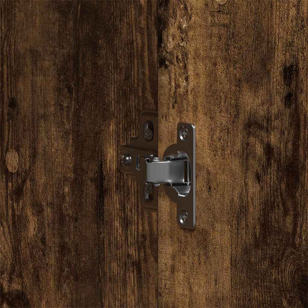 Kleiderschrank Geräucherte Eiche 55 x 25 x 189 cm Holzwerkstoff