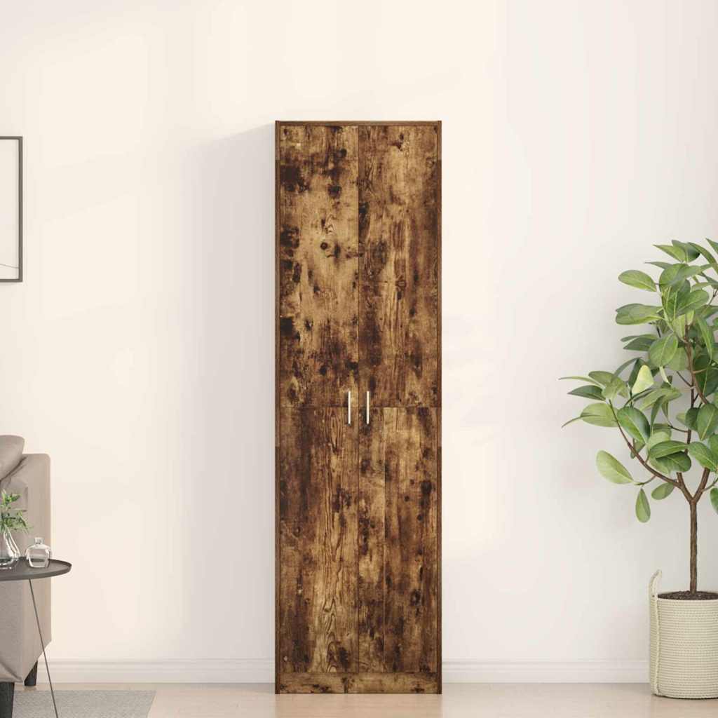 Kleiderschrank Geräucherte Eiche 55 x 25 x 189 cm Holzwerkstoff