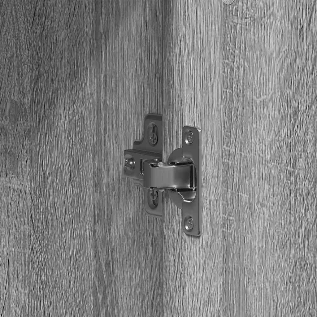 Kleiderschrank Graues Sonoma 55 x 25 x 189 cm Holzwerkstoff