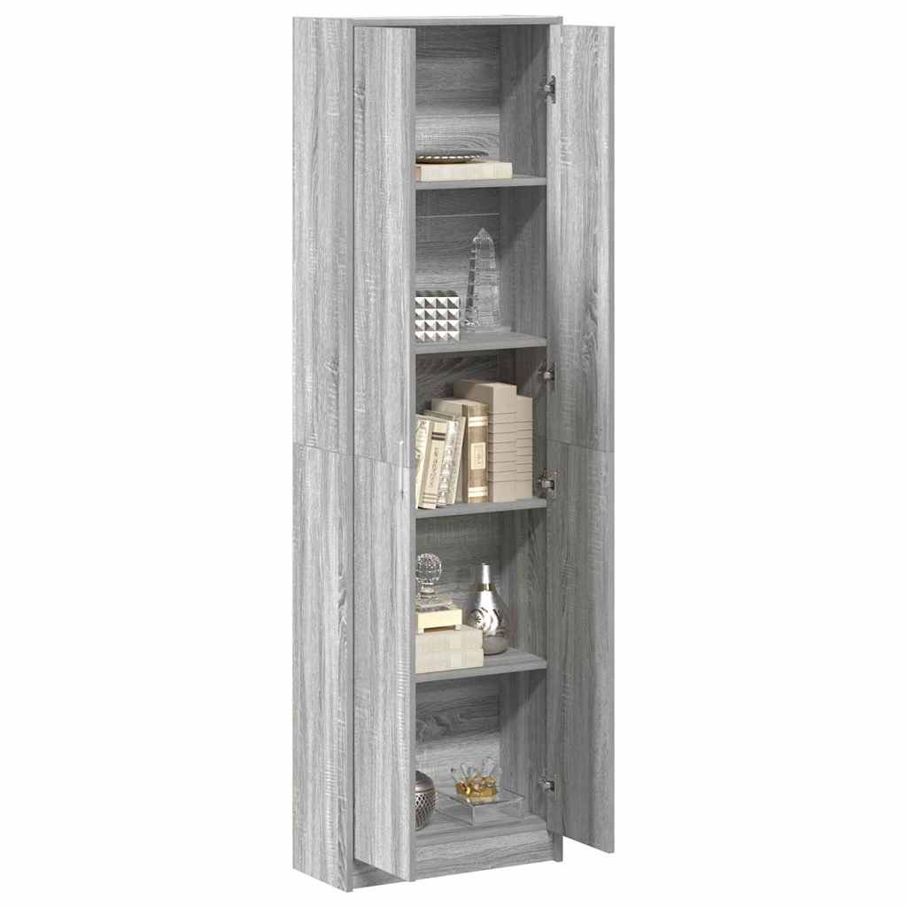 Kleiderschrank Graues Sonoma 55 x 25 x 189 cm Holzwerkstoff