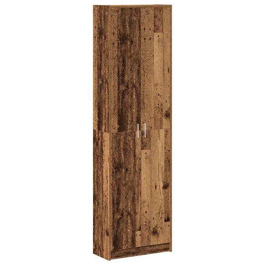 Kleiderschrank mit Regal Altholz 55 x 25 x 189 cm Holzwerkstoff