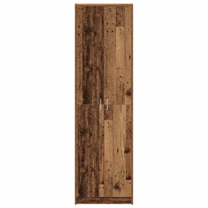 Kleiderschrank mit Regal Altholz 55 x 25 x 189 cm Holzwerkstoff