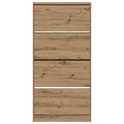 Schuhschrank Artisan-Eiche 80 x 21 x 163.5 cm Holzwerkstoff