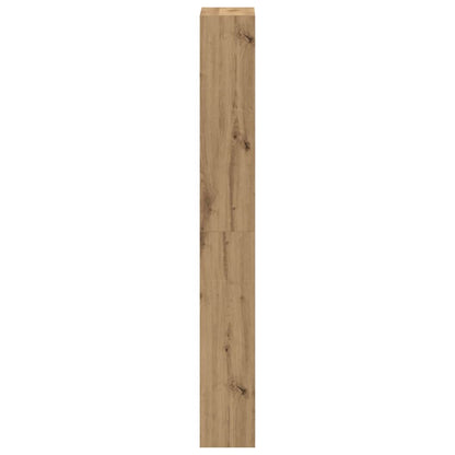 Schuhschrank Artisan-Eiche 80 x 21 x 163.5 cm Holzwerkstoff
