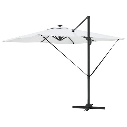 Sonnenschirm Sandfarbe 286 x 285 x 270 cm Aluminium