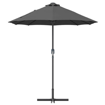 Gartenparasol Anthrazit 370 x 197 x 239 cm