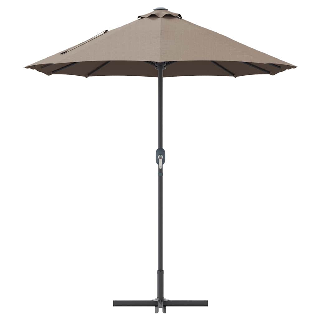 Gartenparasol Taupe 370 x 197 x 239 cm