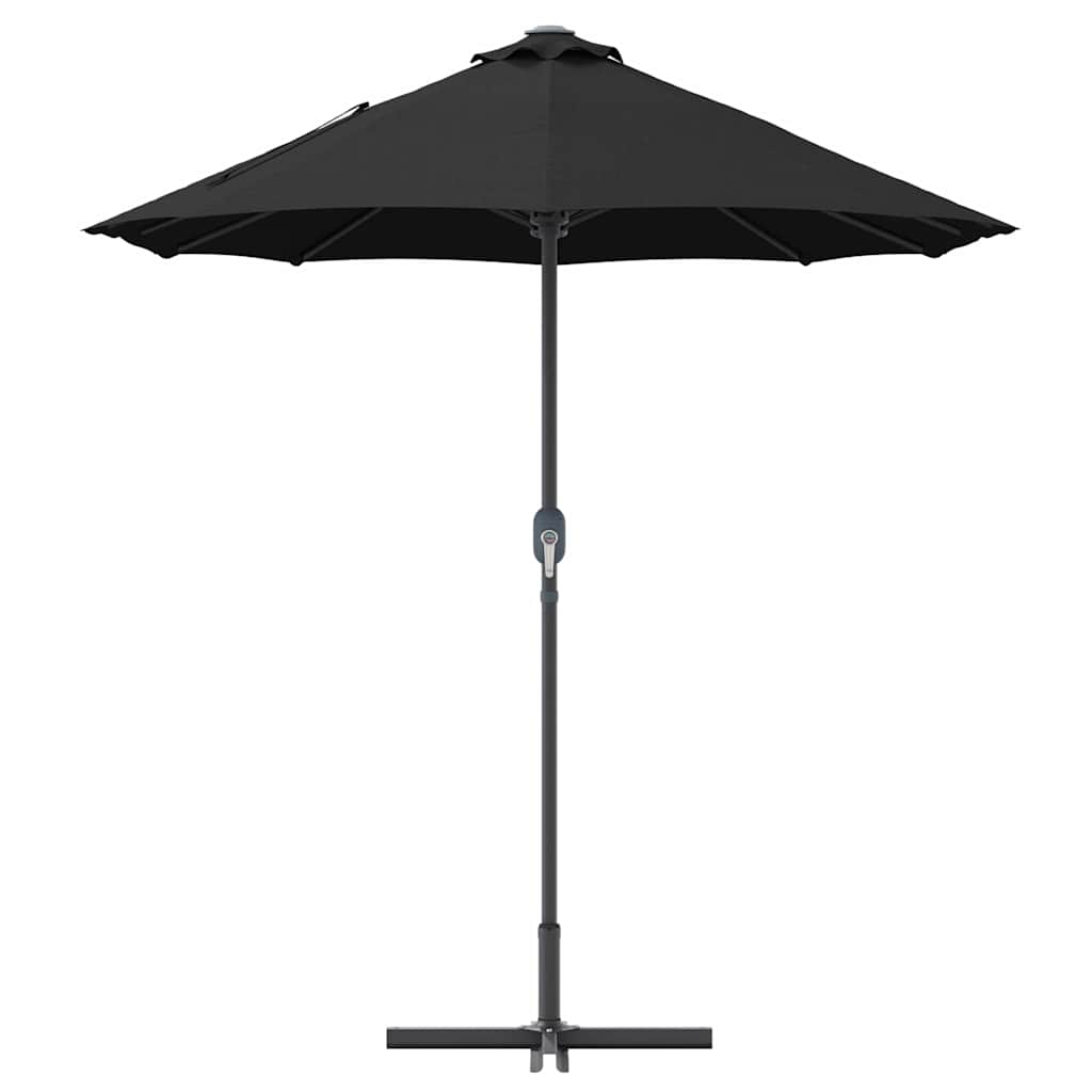 Gartenparasol Schwarz 370 x 197 x 239 cm