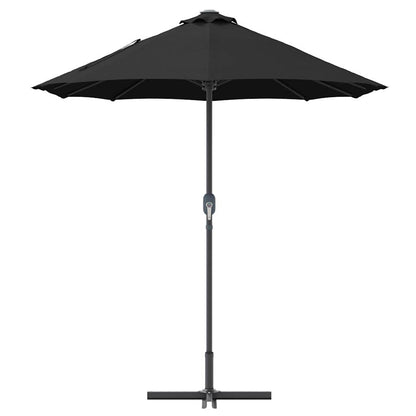 Gartenparasol Schwarz 370 x 197 x 239 cm