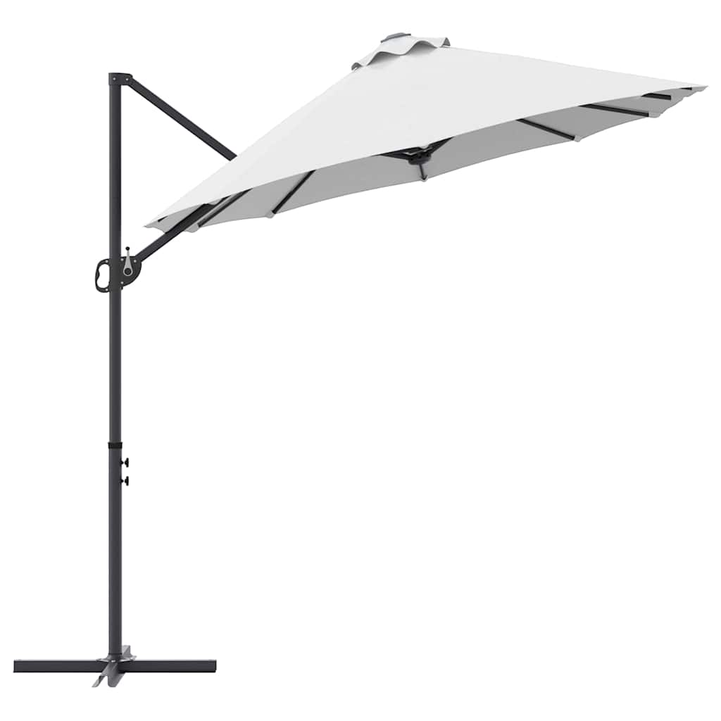 Garten-Kantilever-Pergola Sandfarbe 372 x 198 x 243 cm