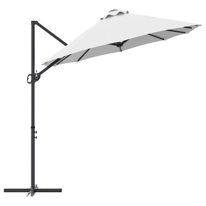 Garten-Kantilever-Pergola Sandfarbe 372 x 198 x 243 cm