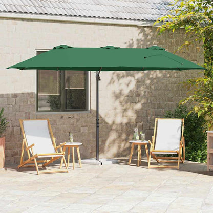 Garten-Kantilever-Pergola Grün 372 x 198 x 243 cm