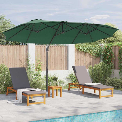 Garten-Kantilever-Pergola Grün 372 x 198 x 243 cm