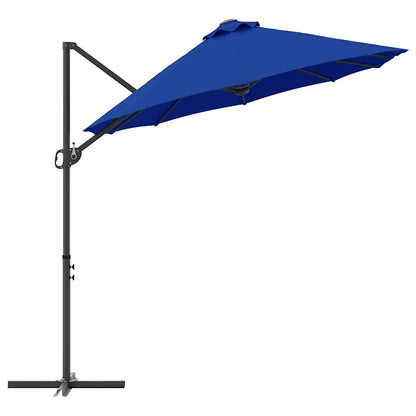 Garten-Kantilever-Pergola Azurblau 372 x 198 x 243 cm